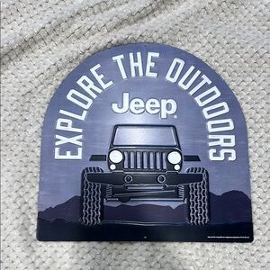Jeep Blue and Black Art & Decals Wall Decor